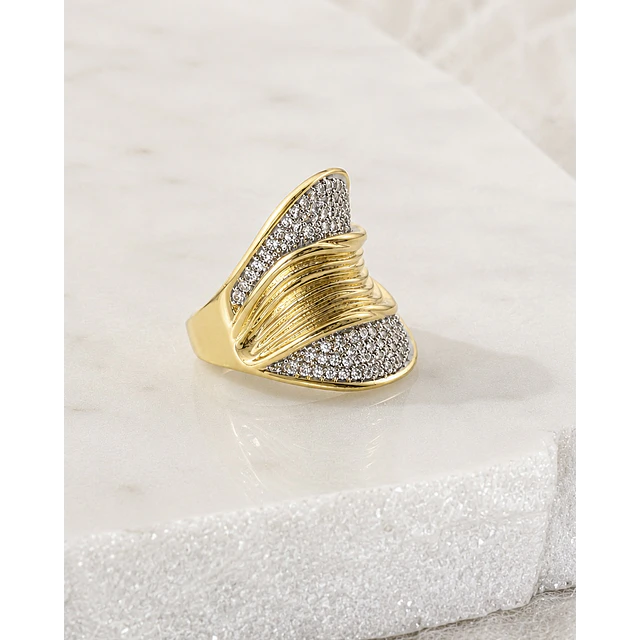 Anillo Madrid Circones Silver Gold