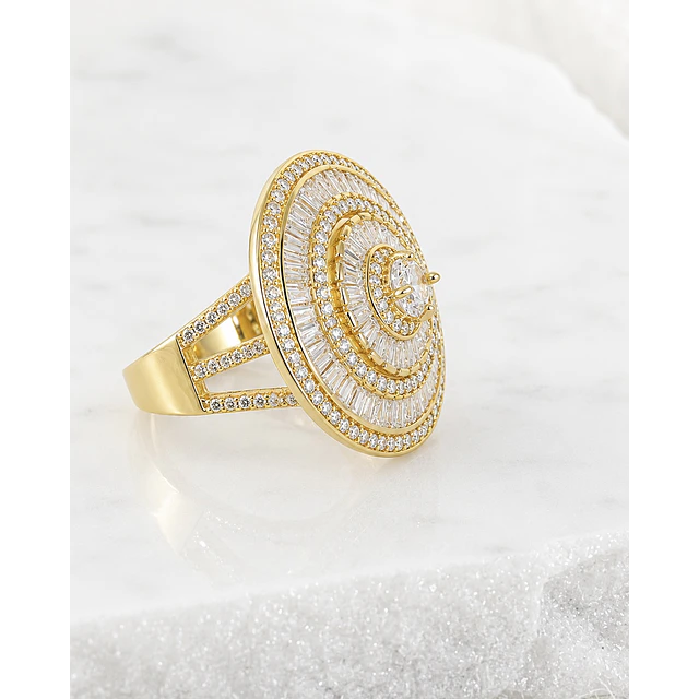 Maxi Anillo Amélie Circones Gold