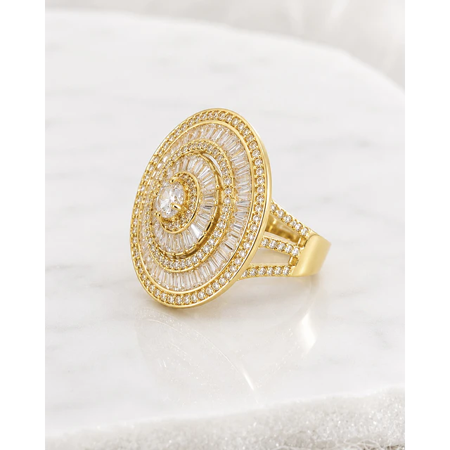 Maxi Anillo Amélie Circones Gold