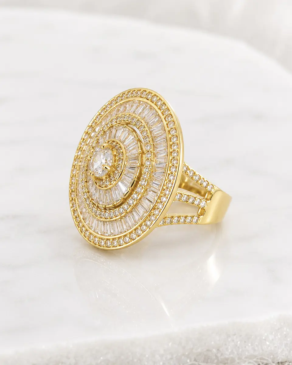 Maxi Anillo Amélie Circones Gold 3