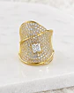 Maxi Anillo Chloé Circones Gold - Miniatura 1