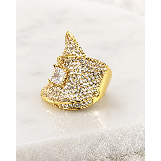 Maxi Anillo Chloé Circones Gold