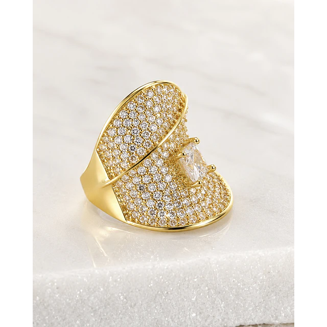 Maxi Anillo Chloé Circones Gold