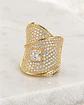Maxi Anillo Chloé Circones Gold - Miniatura 4