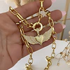 Collar Corazón Alado Circones Gold