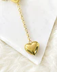 Collar Corazón Lariat con conector Gold  - Miniatura 4