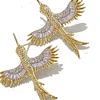 Aros  Águila Silver Gold