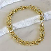 Pulsera Sofía eslabones mixtos gold 