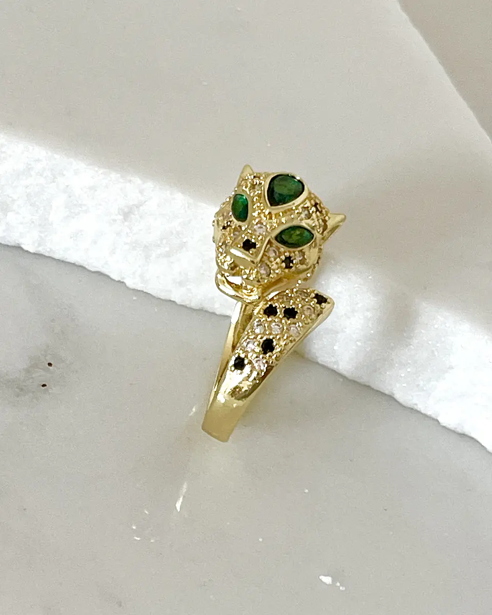 Anillo Luxury Jaguar Gold 3