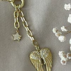 Collar Alas Circones y Estrella Gold