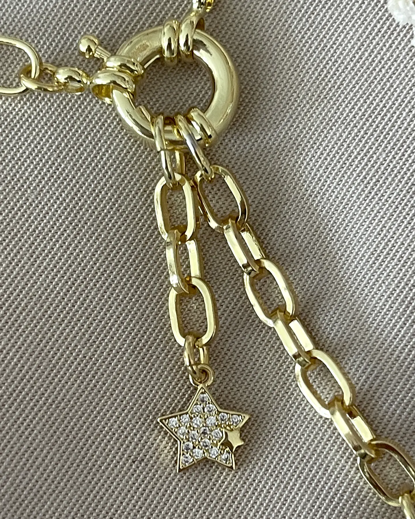 Collar Alas Circones y Estrella Gold 6