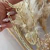 Collar Alas Circones y Estrella Gold