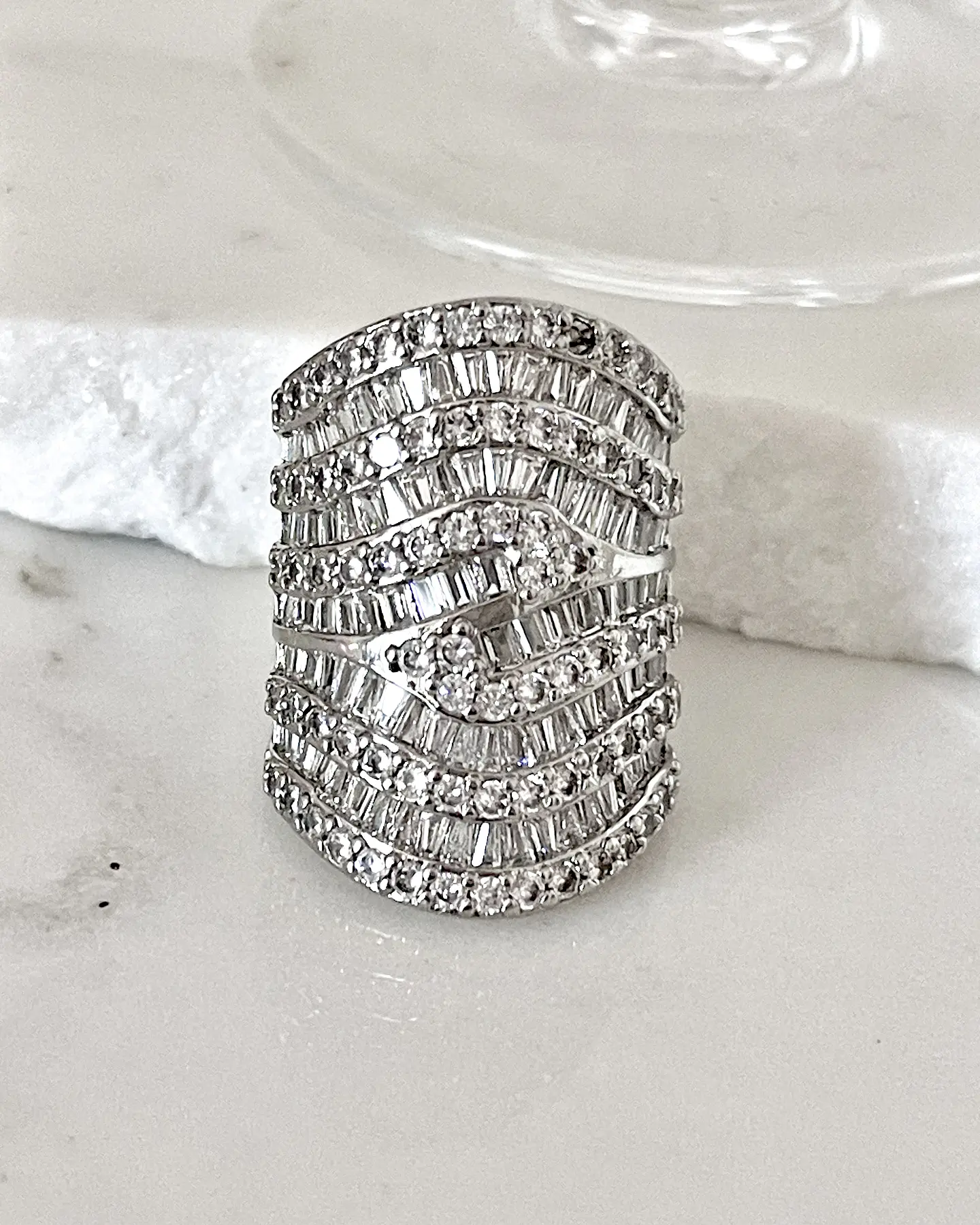 Maxi Anillo Statement Piece Silver 1