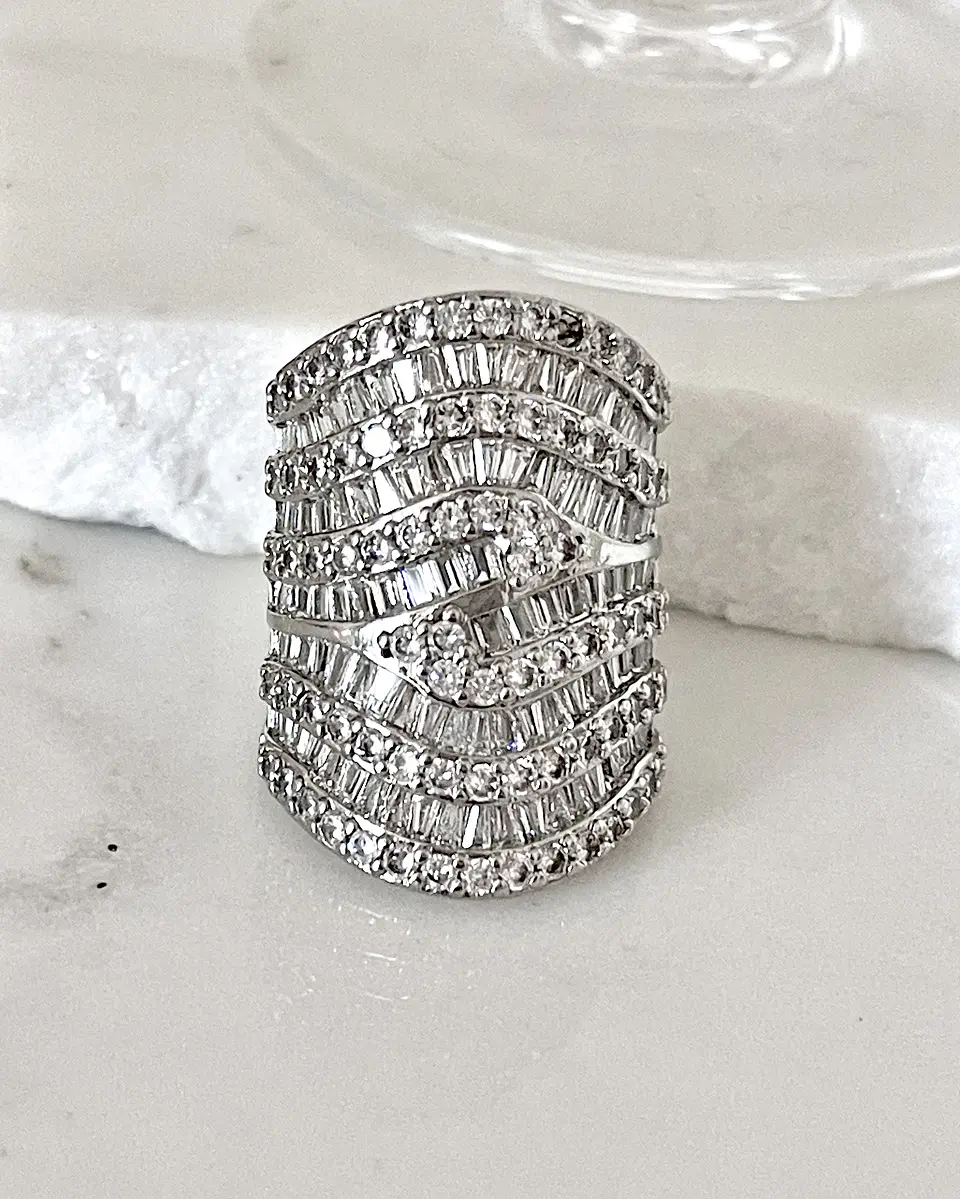 Maxi Anillo Statement Piece Silver 1