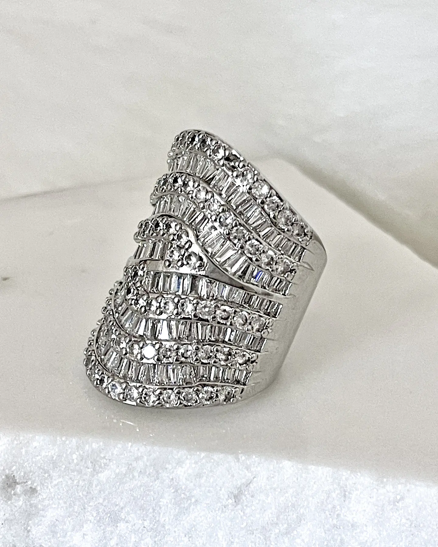 Maxi Anillo Statement Piece Silver 4