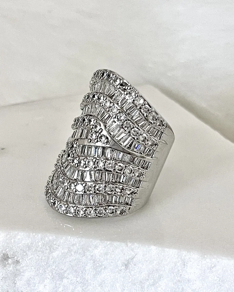 Maxi Anillo Statement Piece Silver 4
