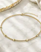 Collar Balines Corazones gold - Miniatura 1