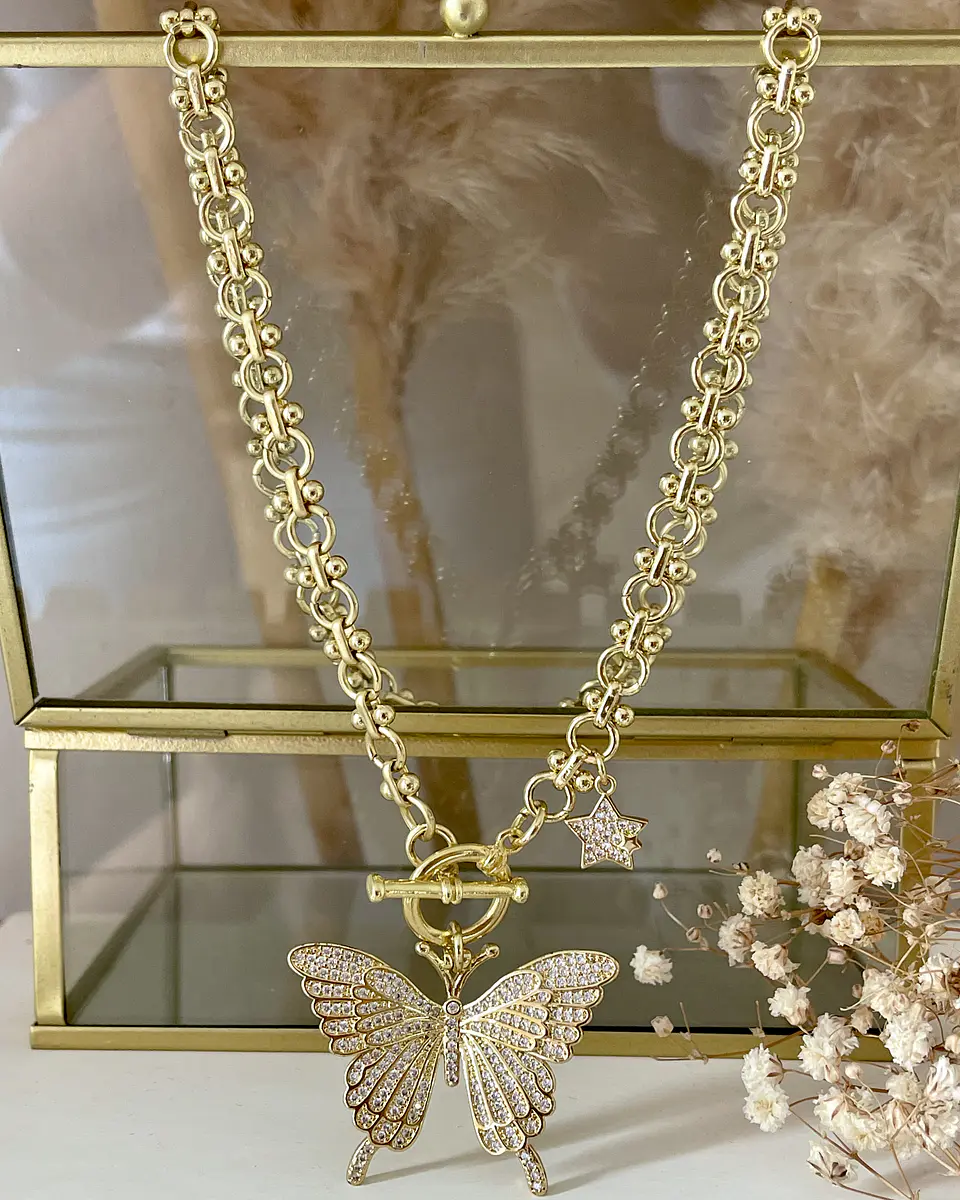 Collar Maxi Mariposa Circones punto de luz Golf 6