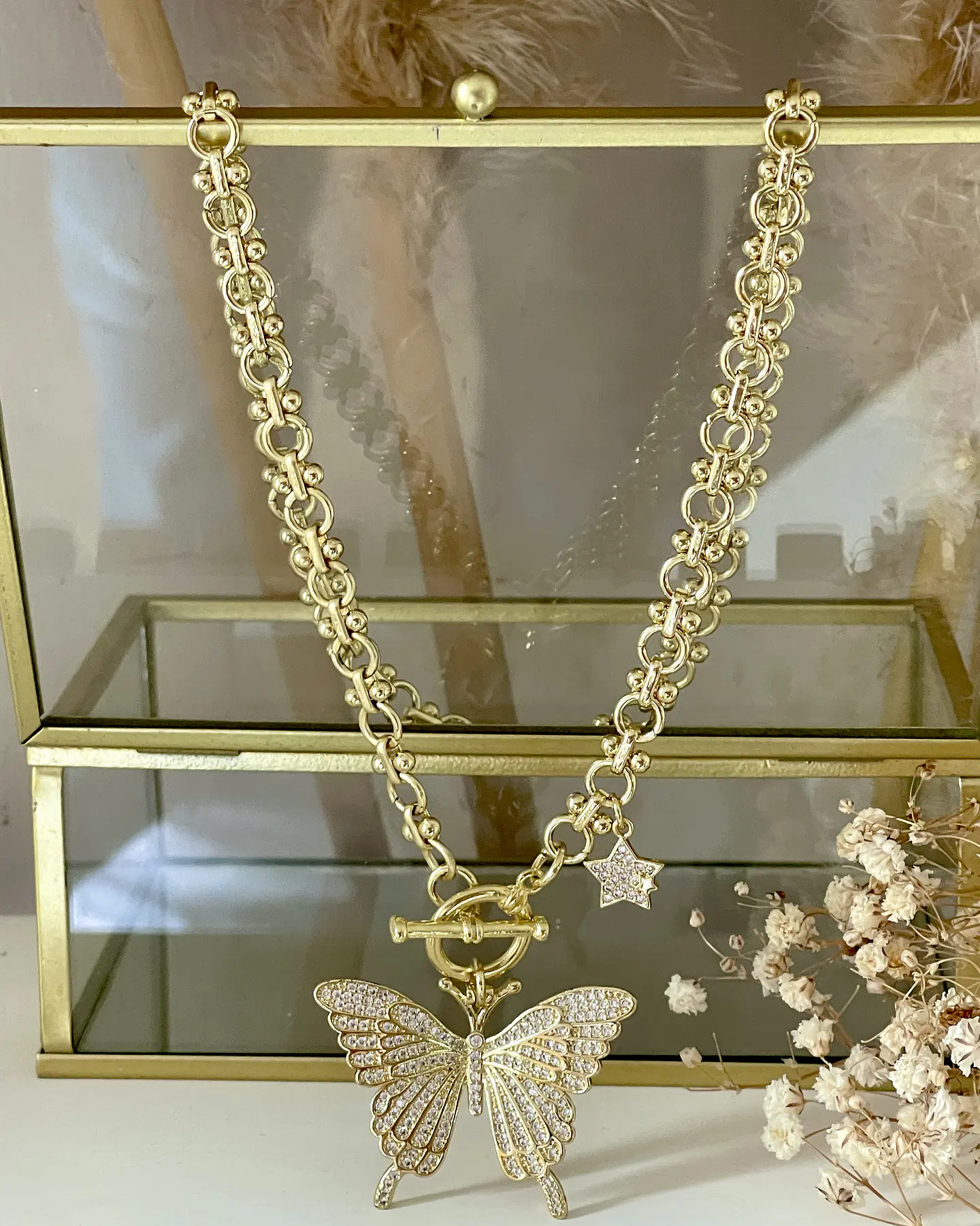 Collar Maxi Mariposa Circones punto de luz Golf 2