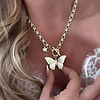 Collar Maxi Mariposa Circones punto de luz Golf