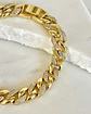 Maxi Pulsera Circones Eslabones cubanos gold - Miniatura 4