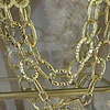 Collar XL Turmalina Negra Cuarzo Broche Candado Luxury gold 