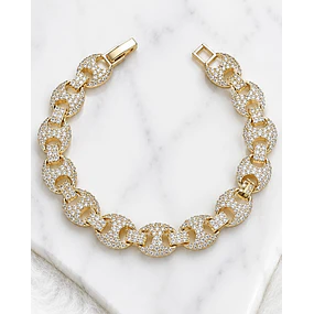 Pulsera Cristal de Lune circones Gold
