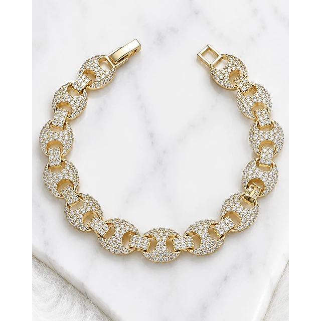 Pulsera Cristal de Lune circones Gold