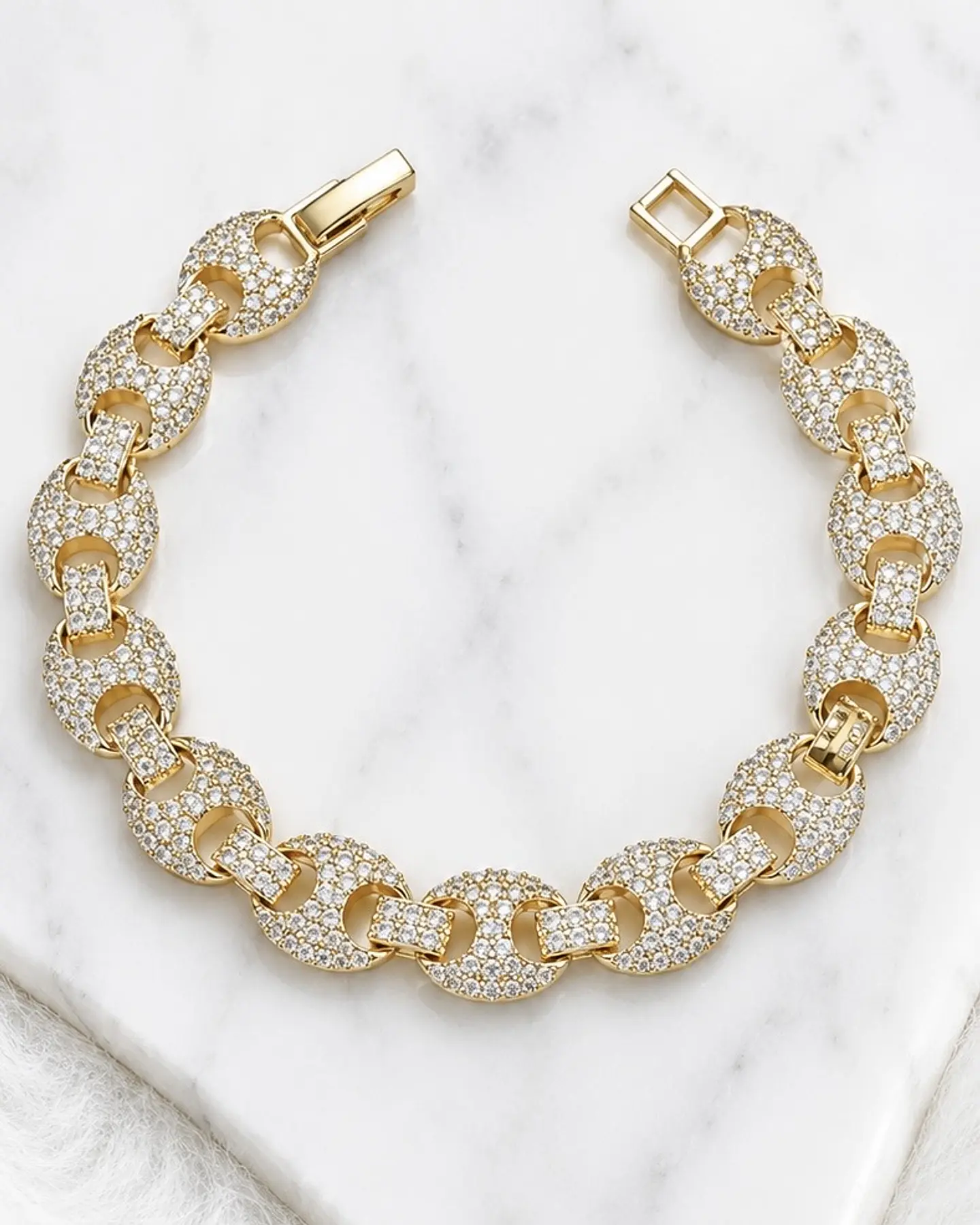 Pulsera Cristal de Lune circones Gold 1