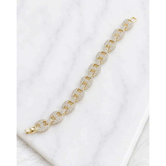 Pulsera Cristal de Lune circones Gold