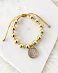 Pulsera Maxi balines San Benito Silver Gold - Miniatura 3
