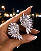 Aros Maxi Alas Cristal Silver - Miniatura 2