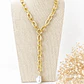 Collar Ariana Perla Barroca Gold - Miniatura 3