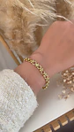 Pulsera Sofía eslabones mixtos gold  - Miniatura 5