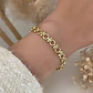 Pulsera Sofía eslabones mixtos gold  - Miniatura 2