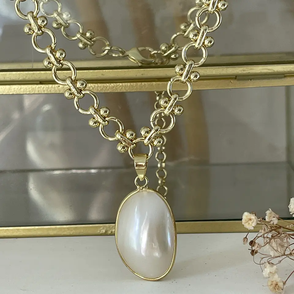 Collar Niza Nácar Gold 3