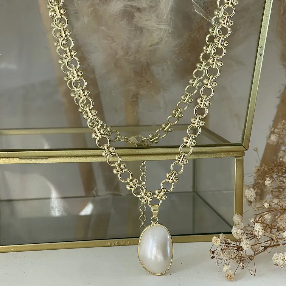 Collar Niza Nácar Gold 4