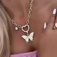  Maxi Mariposa Conector Corazon Circones Gold  - Miniatura 1