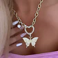  Maxi Mariposa Conector Corazon Circones Gold  - Miniatura 3