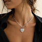 Collar Cuore Mio full circones Silver - Miniatura 1