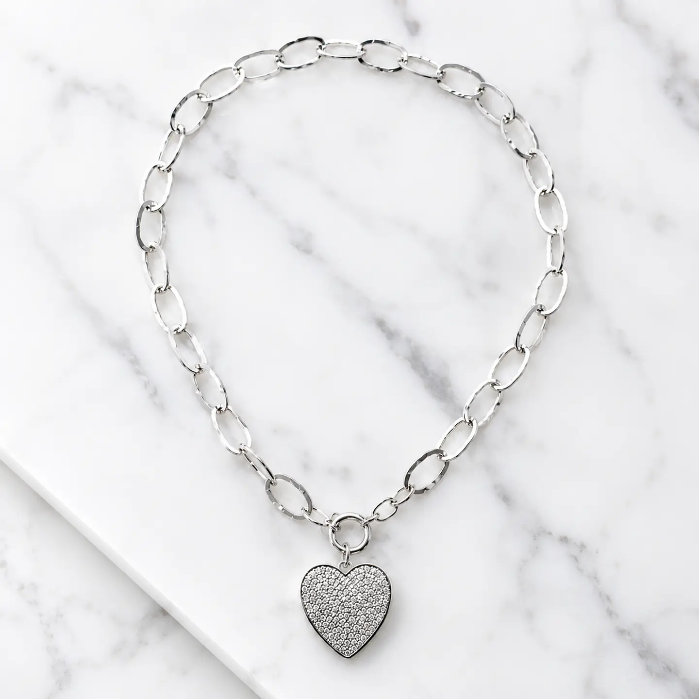 Collar Cuore Mio full circones Silver 3