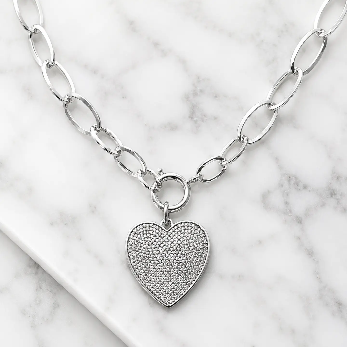 Collar Cuore Mio full circones Silver 4
