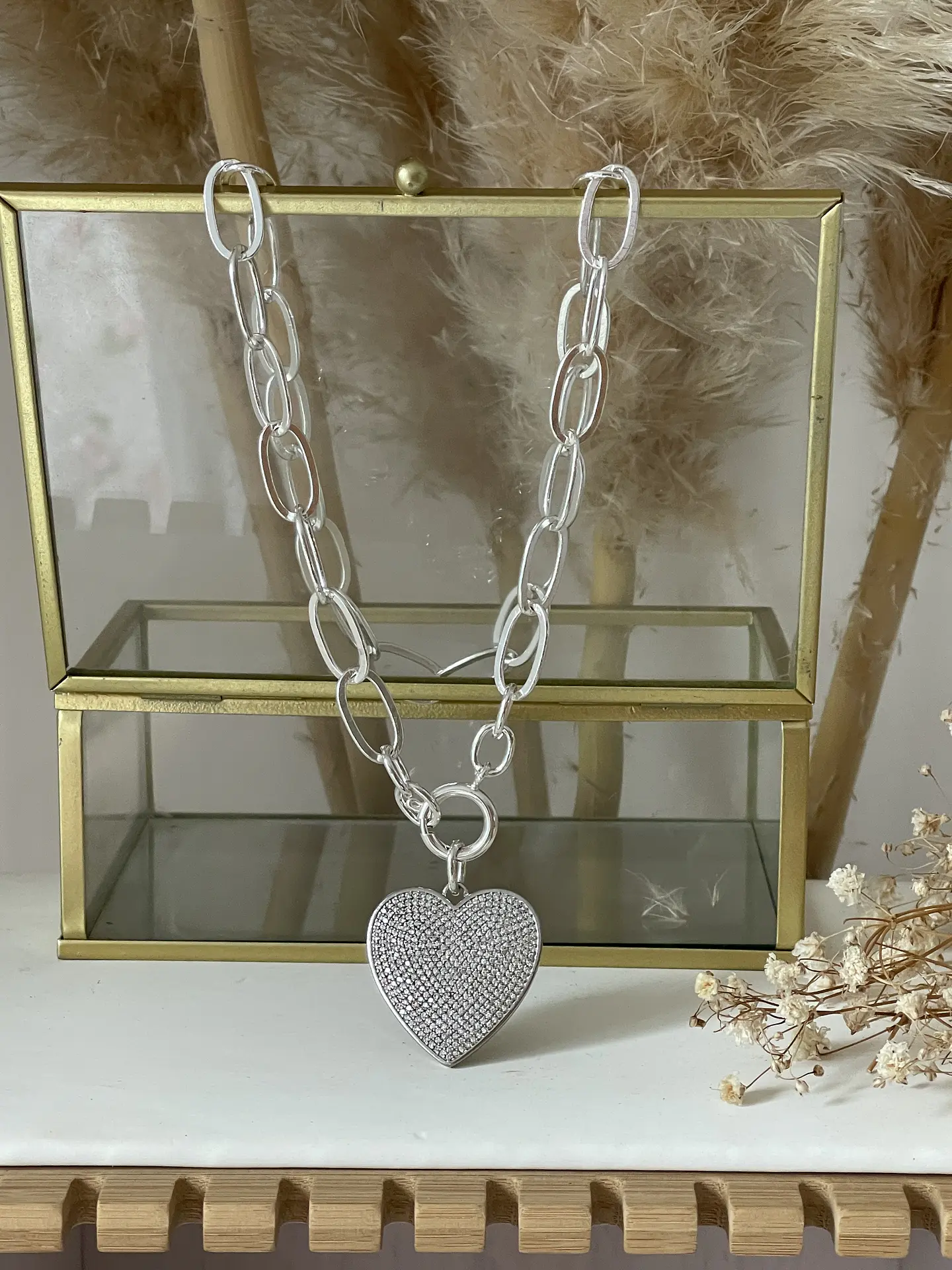 Collar Cuore Mio full circones Silver 2