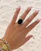 Maxi Anillo Toscana Onyx Gold - Miniatura 1
