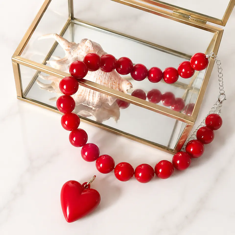 Collar Red Love ❤️  4
