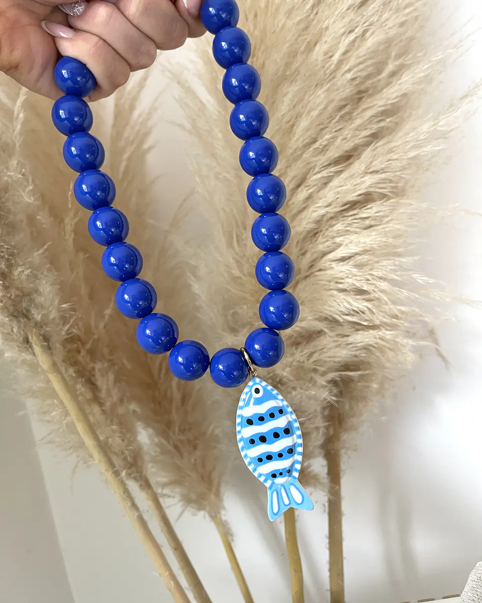 Collar Blue Fish  3