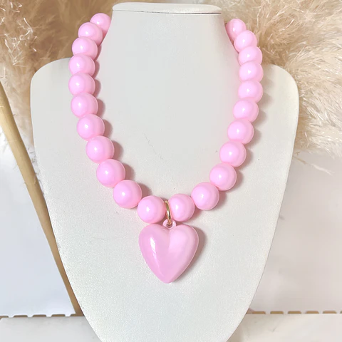 Collar Cuore Pink 🌸💕