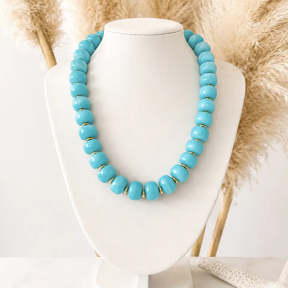 Collar Turquesa Caracola Mare 5