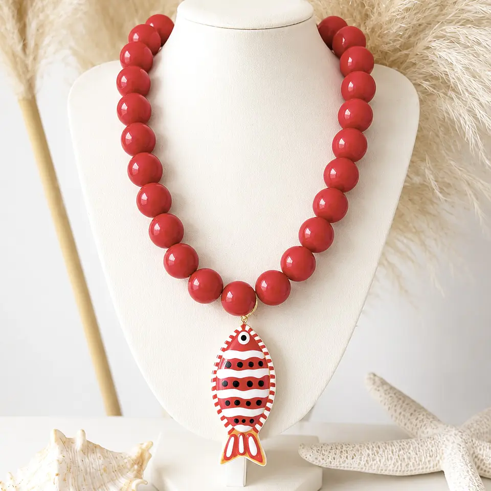 Collar Red Fish ❤️🐟 2