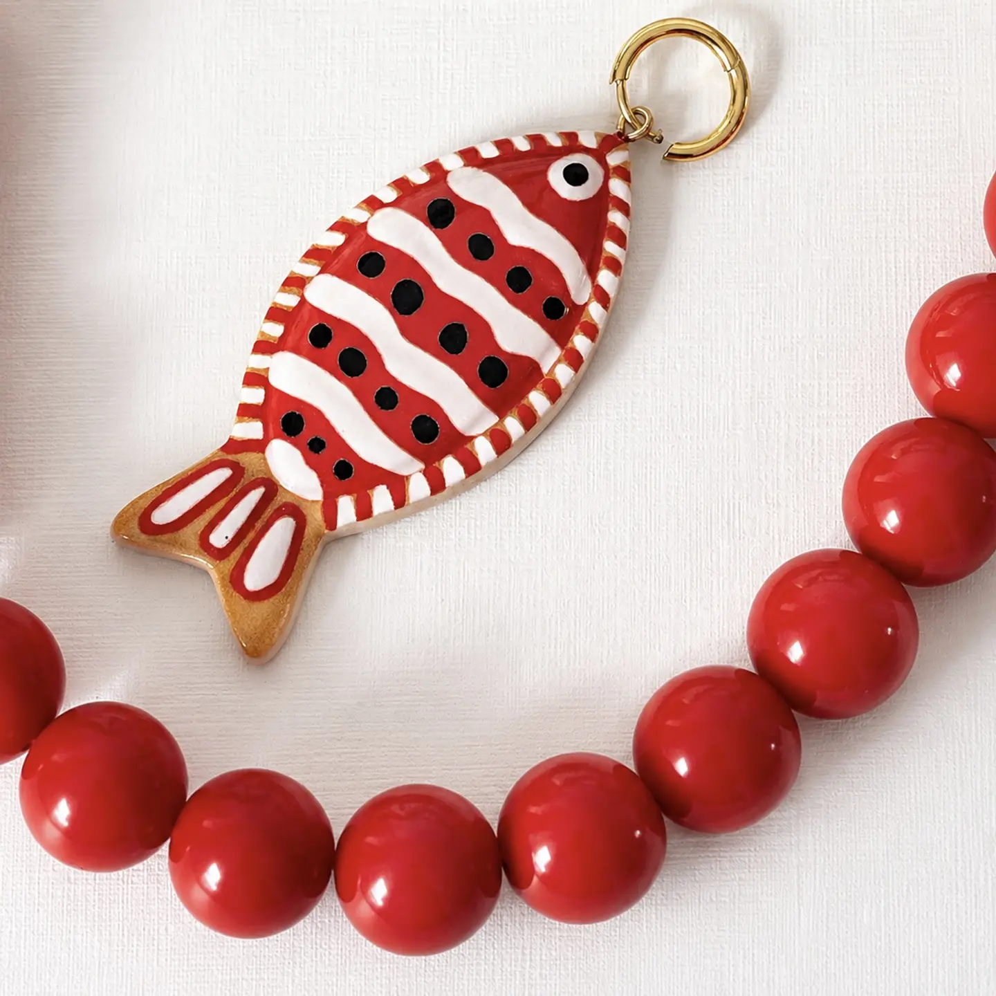 Collar Red Fish ❤️🐟 6